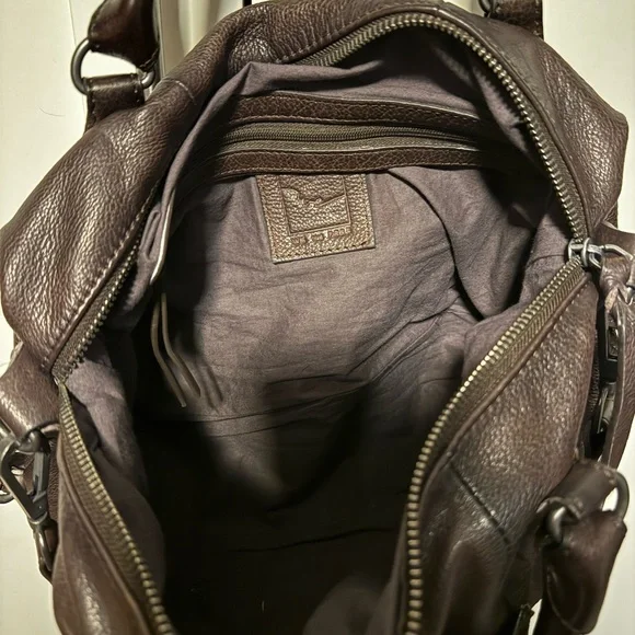 FREE PEOPLE BABY EMERSON TOTE BITTER BARK WE THE FREE Bag Brown - Picture 7 of 8